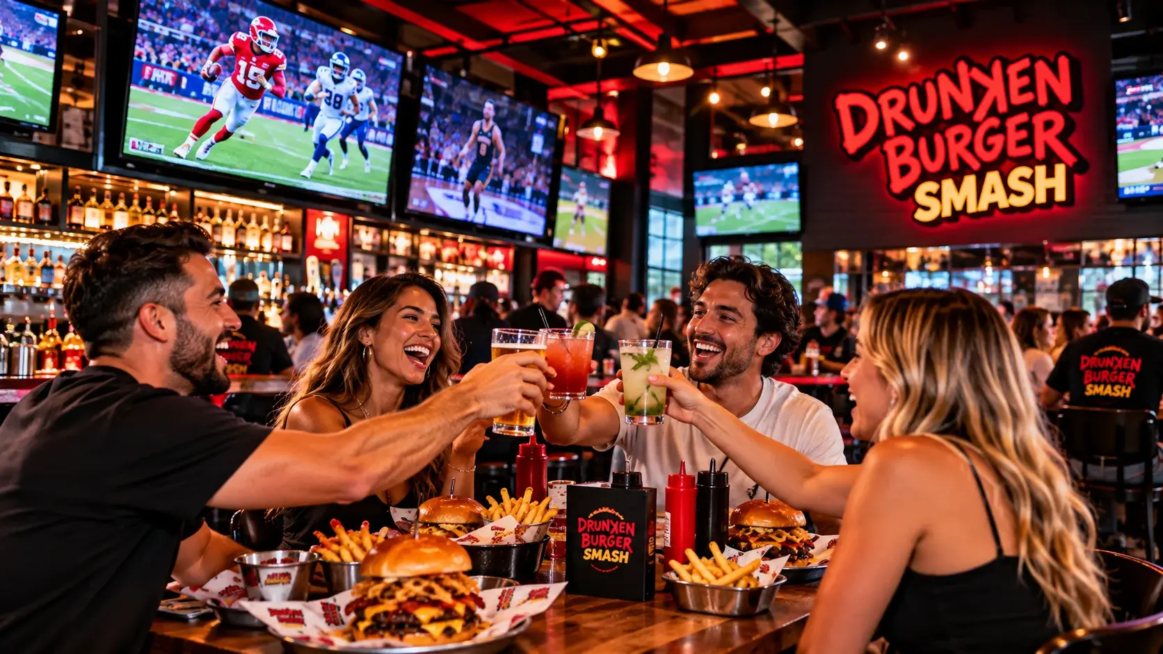Drunken Burger Smash Sports Bar